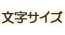 文字サイズ