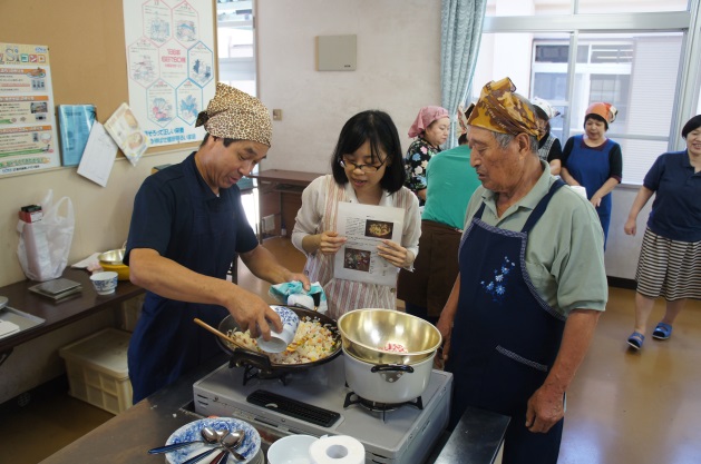 料理の様子