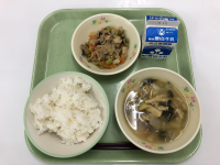 給食写真（平成30年４月９日）