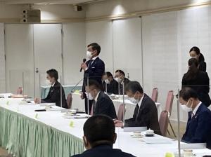 県市長会定例会の様子