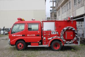 消防ポンプ自動車（側面）