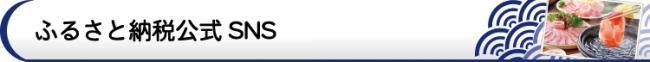 ふるさと納税公式SNS