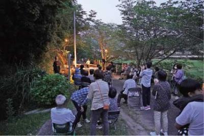 夢蛍コンサートの様子
