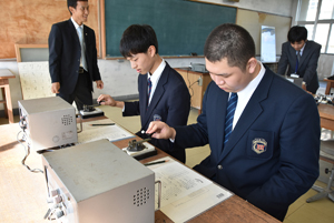 稚内高校生モールス体験